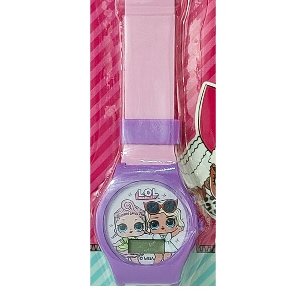 L.O.L Surprise Girls Watch Pink Band Lcd Watch LOL - Picture 2 of 3